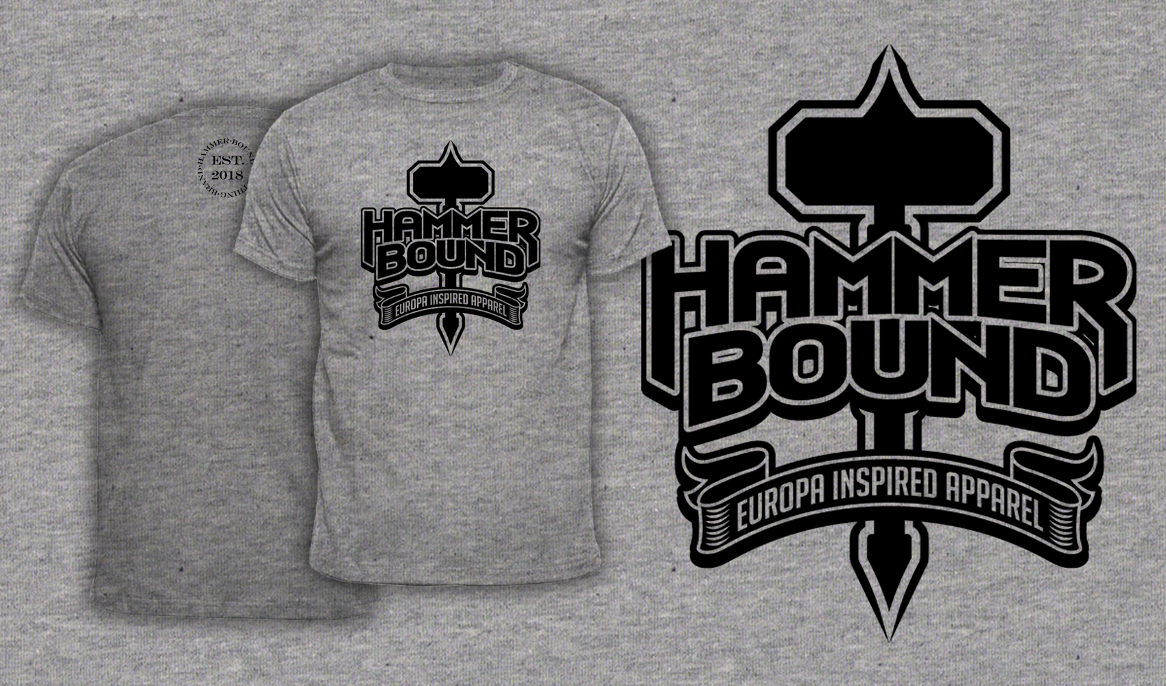 Hammer Bound - Men's T-Shirt Heather Gray