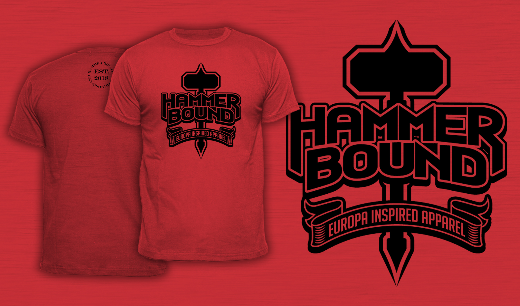 Hammer Bound - Men's T-Shirt Red