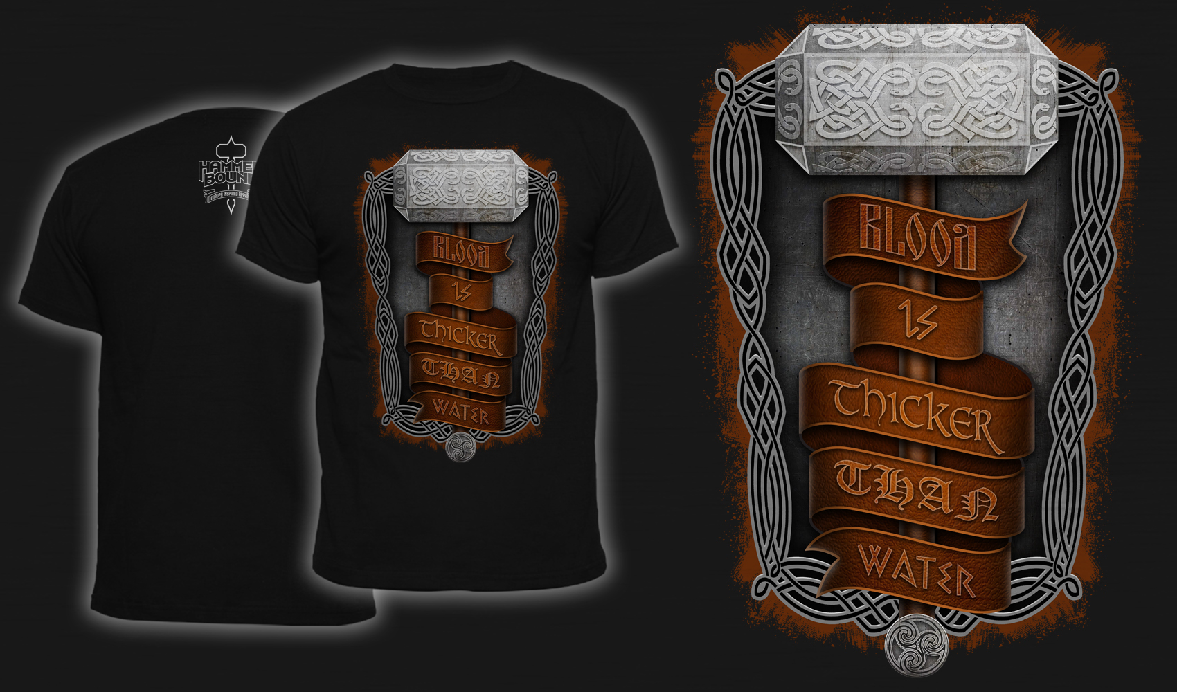 Blood Is Thicker Than Water - Men's T-Shirt Black
