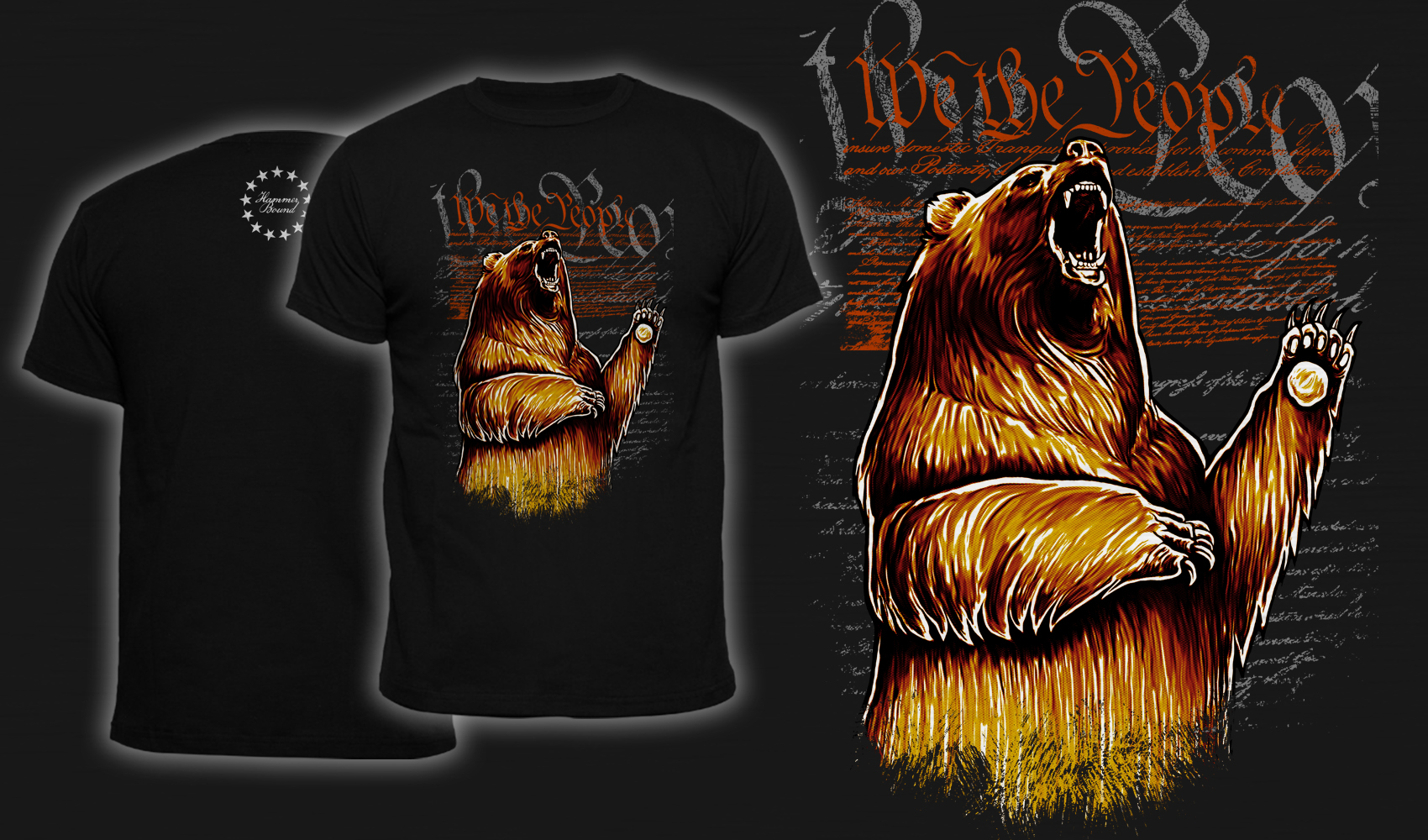 We The People - Men's T-Shirt Black